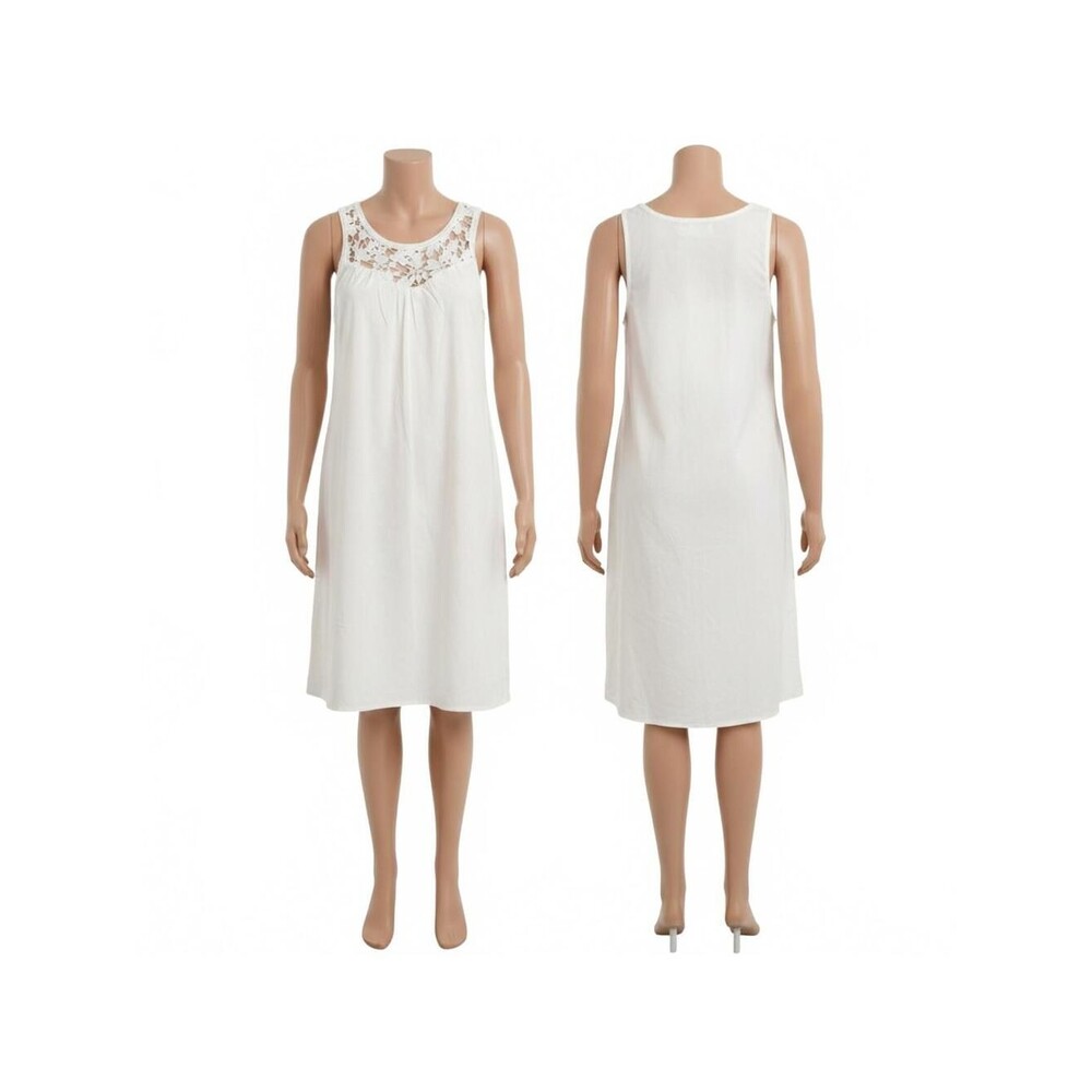 Sleeveless Embroidery Dress. Knox Rose